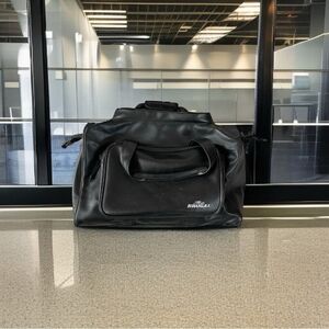 Ron Brugal Vintage Duffel Bag Black Sport Gym Bag Carry On Bag Shoulder Bag